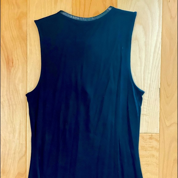 Ralph Lauren Sleeveless Blouse with Leather Accent - Picture 4 of 4